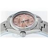 Image 7 : Rolex Ladies Stainless Steel Salmon Dial 26MM Oyster Band Datejust Wristwatch