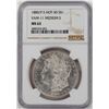 Image 1 : 1880/9-S VAM-11 $1 Morgan Silver Dollar Coin NGC MS62 Medium S Hot 50