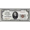 Image 1 : 1929 $20 National Bank Milwaukee, WI CH# 64 National Currency Note