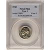 Image 1 : 1942 Type 1 Proof Jefferson Nickel Coin PCGS PR66