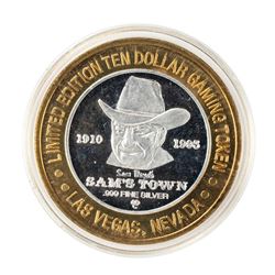 .999 Silver Sam's Town Las Vegas, NV $10 Casino Limited Edition Gaming Token