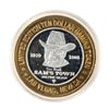 Image 1 : .999 Silver Sam's Town Las Vegas, NV $10 Casino Limited Edition Gaming Token