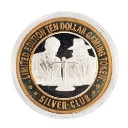 .999 Silver Silver Club Casino Sparks, NV $10 Limited Edition Casino Gaming Token