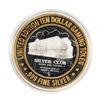 Image 2 : .999 Silver Silver Club Casino Sparks, NV $10 Limited Edition Casino Gaming Token