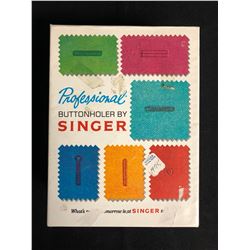 PROFESSIONAL BUTTONHOLER BY SINGER