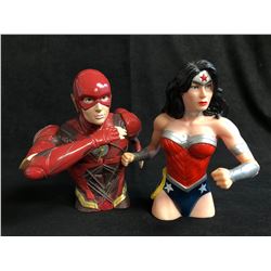 COLLECTIBLE MINI BUST COIN BANK LOT