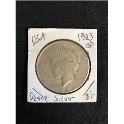 1923 U.S.A PEACE SILVER DOLLAR