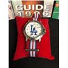 Image 2 : COLLECTIBLE MONTREAL EXPOS MEDIA GUIDES 1995-96-97 w/ 90's ERA L.A DODGERS WRIST WATCH