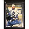 Image 1 : WENDEL CLARK SIGNED FLEER ULTRA HOCKEY CARD