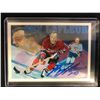Image 1 : GUY LAFLEUR SIGNED SCORE HOCKEY CARD