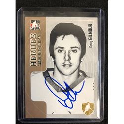 DOUG GILMOUR SIGNED IN THE GAME HEROES & PROSPECTS HOCKEY CARD