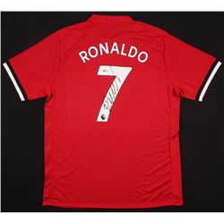 RONALDO SIGNED MANCHESTER UNITED SOCCER JERSEY (BECKETT COA)