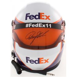 Denny Hamlin Signed 2019 NASCAR FedEx Full-Size Helmet (PA COA)