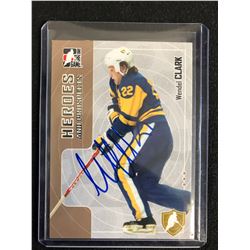 WENDEL CLARK SIGNED ITG HEROES & PROSPECTS HOCKEY CARD
