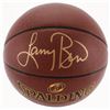 Image 2 : Larry Bird Signed Basketball with Display Case (PSA COA)