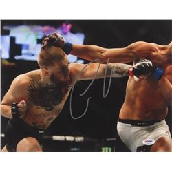 Conor McGregor Signed "UFC 202 Punching Diaz" 16x20 Photo (PSA COA)