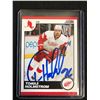 Image 1 : TOMAS HOLMSTROM SIGNED SCORE HOCKEY CARD
