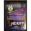 Image 2 : 2018-19 PANINI  #4 - DONRUSS GIANNIS ANTETOKOUNMPO ALL HEART PRESS PROOF BASKETBALL CARD (1 OF1)