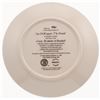 Image 2 : LIMITED EDITION JOE DiMAGGIO SIGNED HARD-FIRED BRADFORD EXCHANGE PORCELAIN PLATE