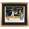 Image 1 : Hank Aaron Signed Atlanta Braves 22x26 Custom Framed Photo (PSA COA)