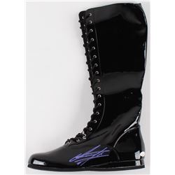 The Undertaker Signed Wrestling Boot (JSA COA)