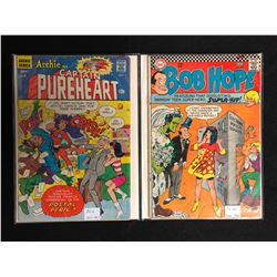 1967 COMIC BOOK LOT (CAPTAIN PUREHEART #6/ BOB HOPE #103)