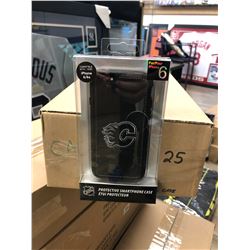 25 NHL PROTECTIVE iPHONE CASES (CALGARY FLAMES) *COMPATIBLE W/ iPHONE P PLUS/ 6s PLUS*