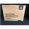 Image 1 : FISCHER ALPINE YELLOW SKI BOOTS (SIZE 8.5 MENS)