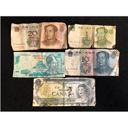 BANKNOTE LOT (VARIOUS CURRENCIES)