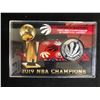 Image 1 : LIMITED EDITION 2019 NBA CHAMPIONS TORONTO RAPTORS SILVER PLATED COIN