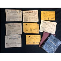 VINTAGE WAR RATION BOOK LOT