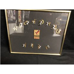 1994 VICTORIA COMMONWEALTH GAMES FRAMED PINS