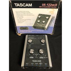 TASCAM US-122 MK II USB 2.0 AUDIO/ MIDI INTERFACE