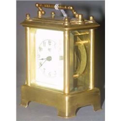 WATERBURY CARRIAGE CLOCK  circa 1891, height: 4 1