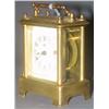 Image 1 : WATERBURY CARRIAGE CLOCK  circa 1891, height: 4 1