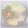 Image 1 : PAINTED 19TH CENTURY PAPER  MACHE CHARGERS
