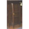 Image 1 : OAK CURVED GLASS CHINA  CABINET with original fin