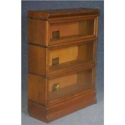 GLOBE WERNICKE OAK STACKING  BOOKCASE circa 1915 