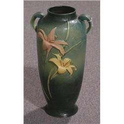 ROSEVILLE ZEPHER LILY VASE  marked 142-18 