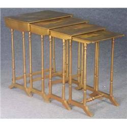 PAINE FURNITURE COMPANY  PAINTED GROUP of four ne