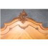 Image 2 : FRENCH WALNUT ROCOCO CARVED  BED, height: 65 