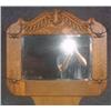 Image 2 : AMERICAN OAK HALLTREE  with beveled glass mirror 
