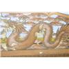 Image 5 : CHINESE TEAK CARVED BENCH  with dragon and phoeni