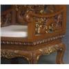 Image 2 : CHINESE TEAK CARVED ARM  CHAIRS (matches previous