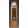 Image 1 : ENGLISH OAK TALL CASE CLOCK  with (3) brass weigh