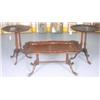 Image 1 : CHIPPENDALE STYLE MAHOGANY  THREE PIECE PARLOR SE