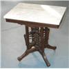 Image 1 : VICTORIAN MARBLE TOP  PARLOR TABLE 