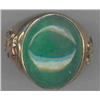Image 1 : JADE 14K RING  