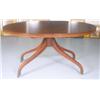 Image 1 : CUSTOM MAHOGANY FORMAL  OVAL DINING TABLE with sp