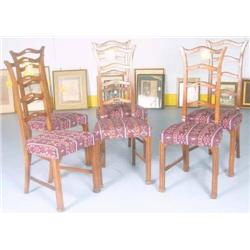 CHIPPENDALE STYLE FORMAL  DINING CHAIRS height: 4